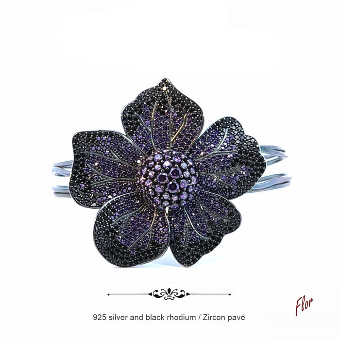 Violet Flower Bracelet
