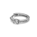 Pendientes criolla de plata de ley o con baño de oro amarillo 18K, elegantes y versátiles de LAURENSONS