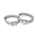 Pendientes criolla de plata de ley o con baño de oro amarillo 18K, elegantes y versátiles de LAURENSONS