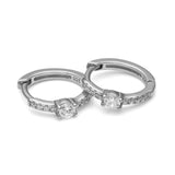 Pendientes criolla de plata de ley o con baño de oro amarillo 18K, elegantes y versátiles de LAURENSONS